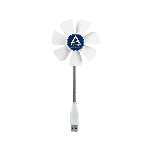 ARCTIC-Breeze-Mobile-Mini-USB-Desktop-Fan-with-Flexible-Neck-Portable-Desk-Fan-for-Home-Office-Silent-USB-Fan-Fan-Speed-1700-RPM-White ARCTIC Breeze Mobile - Mini USB Desktop Fan with Flexible Neck, Portable Desk Fan for Home, Office, Silent USB Fan, Fan…