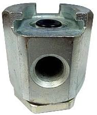 SAE Products Giant Button Head Coupler with 7/16"-27 NS-2(f) Thread- Push/Pull On Type