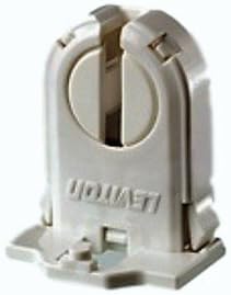 100 PACK - UL Listed Non Shunted T8/T12 Fluorescent Socket Lamp Holders G13 Base Medium Bi-Pin Turn Type with Lamp Lock Snap-In with Post Mount Leviton 13361-SWP