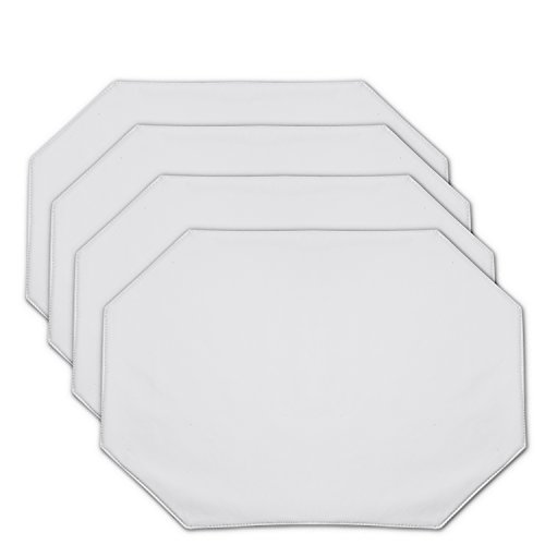 Yourtablecloth Galaxy Vinyl Table Placemat Placemats with Thicker Construction Set of 4 Similar