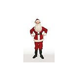 Complete Santa Claus Suit Set Child Costume Size 8-10 Medium by Halco