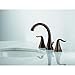 AmnoAmno 35705LF-RB Celice Two Handle Widespread Bathroom Faucet, Venetian Bronze