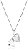 Amazon Collection Children's Sterling Silver Petite Embossed Heart Locket Pendant Necklace , 15