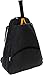 LISH Men's Court Advantage Tennis Backpack - Racket Holder Sport Bag for Tennis, Racquetball, Squash (Black)