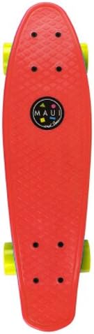 Maui & Sons Cookie Skateboard, Red