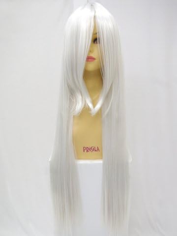 フローティング クロス ラメ ウィッグ ロング 白 - compost2themoon.com