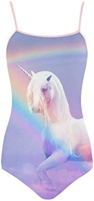 Find Arts Customized Rainbow And Unicorn Strap Swimsuit Strap Swimwear Bathing Suit Beachwear