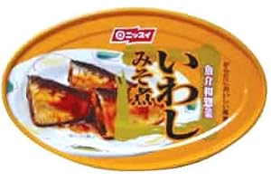 KURNISO nissui iwashi miso ni, Misoni Sardines in Soybean Paste 3.52oz x3 Cann
