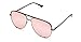 Quay X Desi Perkins High Key Sunglasses (Gunmetal, Rose)