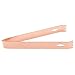 Juvale Ice Tong - Stainless Steel Copper Coated - Ideal for Serving Cold Drinks and Cocktails- Rose Gold, 6.5 x 0.8 Inches