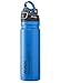 AVEX FreeFlow Autoseal Water Bottle, Blue, 700ml/24 oz