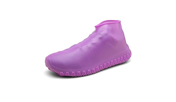 purple shoe covers