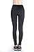 EAST HONG Women's Yoga Leggings Exercise Workout Pants Gym Tights (S, Black)