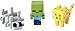 Minecraft Collectible Figures Ocelot, Zombie and Silverfish 3-Pack, Series 2