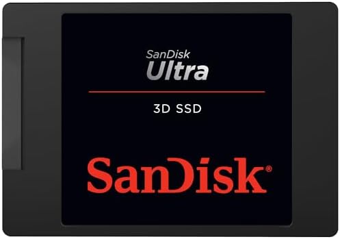 SANDISK Ultra 3D NAND 1TB Internal SSD - SATA III 6 Gb/s, 2.5 Inch /7 mm, Up to 560 MB/s - ‎SDSSDH3-1T00-G26