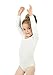 Elowel Gymnastics Leotards for Girls - Long Sleeve & Scoop Neck Leotard for Girls Dance