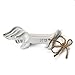 White Ceramic Dog Measuring Spoons: 1 Tablespoon, 1 Teaspoon, 1/2 Teaspoon and 1/4 Teaspoon Set by Tri-Coastal Design