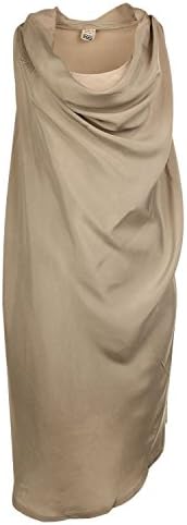 European Culture Damen Kleid Taupe 19E06602-8305, size:S