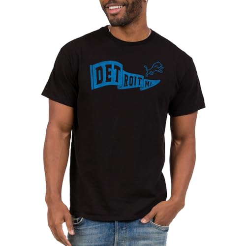 Junk Food NFL - Detroit Lions - Pennant - Officially Licensed Adult Short Sleev…
