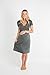 Baby Be Mine Ultra Soft Maternity/Nursing Nightgown Dress, Breastfeeding Nightwear (M 6-8, Dark Grey)
