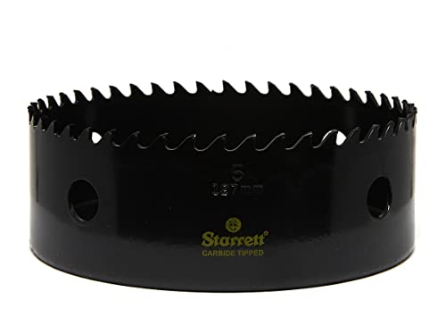 Starrett Hartmetall-Lochsäge - CT500 Tiefschnitt-Lochsäge - für abgehängte Holzböden Stahlbeton und Glasfaser - 127 mm