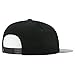 adidas Originals Men's Trefoil Chain Plus Flatbrim Structured Snapback Cap, Black Twill/Grey Suede, One Size