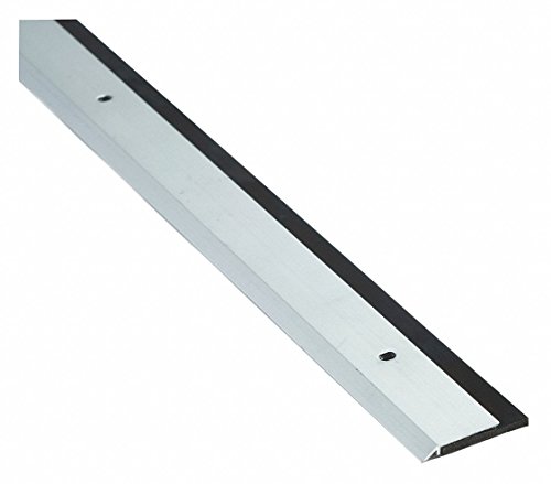 National Guard 200NA - 36" NGP Door Sweep Anodized Aluminum with Neoprene Insert, 36", Black