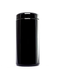 Kitchen: ultravioLeaf 1 Liter (34 fl oz) Premium Coffee & Herb Storage Container / Airtight Smell Proof Black Ultraviolet Glass Jar Canister / Best for Coffee, Tea, Herbs, Spices, Dried Goods - ultravioLeaf