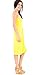 FineBrandShop Strapless Seamless Yellow Smocking Tube Dress