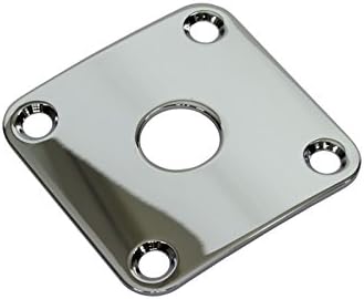 bangdan Curved Square Metal Jack Plate Jackplate, chrome plated brass