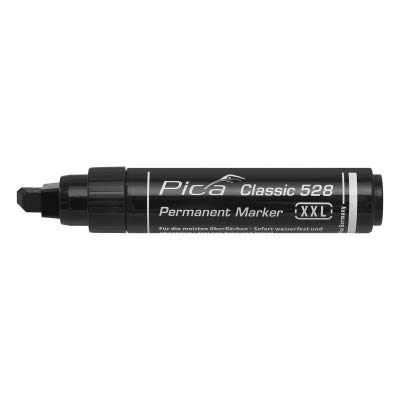 Pica 528-46 Classic Permanent Black Marker Jumbo XXL Tip Pen Fast Drying