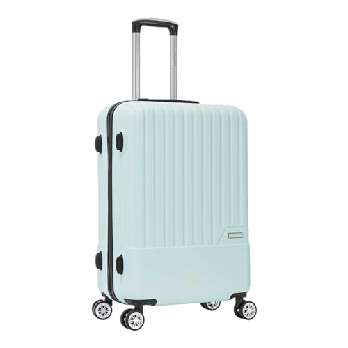 SANTINO Mala de Viagem Grande 32kg Rígida ABS 4 Rodas 360º com Segredo Leve Resistente Flexível Antifurto Verde tamanho 28 polegadas