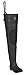 Pro LineĀ® Boy's Stream Rubber Hip Waders Cleated Brown