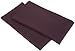 Amazon Brand – Pinzon Signature Cotton Heavyweight Velvet Flannel Pillow Cases - King, Aubergine