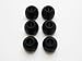 6pcs - (M) Medium Replacement Set Earbuds Eartips for Sennheiser IE Series, CX Series, CXC Series, CXL Series, OCX Series, and MM Series In Ear Earphone Headsets