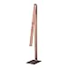 Finether LED Floor Lamp Dimmable and Color Adjustable 3000K - 6000K, 8W Touch Standing Light for Reading Living Room Bedroom Office,Bronze