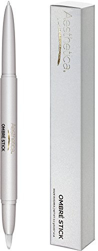 Aesthetica Ombre Stick - Double Ended White Lip Highlighter/Blending Brush for an Instant Ombre Lip - Works with all Lip Colors - Creamy Long Wear Formula