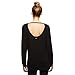 Gaiam Women's Long Sleeve Graphic Yoga T Shirt - Activewear Top w/Open Back