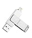 iPhone Photo Stick MFi Certified 128GB USB Flash Drive for iPhone Lightning Flash Memory iOS USB Fash Drive Lightning USB Flash Drive for iPhone iPad PC USB 3.0 External Storage Memory iDiskk