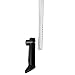 BV Bicycle Adjustable Center Kickstand for Bike 24 to 28 Inch, Silver