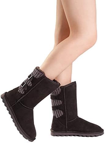 DREAM PAIRS Women's Mid Calf Fashion Winter Snow Boots 7 DREAM PAIRS Women's Mid Calf Fashion Winter Snow Boots