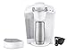 Keurig K-Classic Coffee Maker, Single Serve K-Cup Pod Coffee Brewer, 6 to 10 Oz. Brew Sizes, White