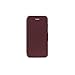 OTTERBOX Strada Series Leather Wallet Case for iPhone 6 PLUS/6s Plus - Frustration FRĒe Packaging - Chic Revival (Warm Black/Maroon Leather)