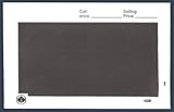 POSTAGE STAMPS - WINDOW CARDS - # 102 Black - Pack of 100