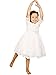 Bow Dream Lace Flower Girl's Dress White 8