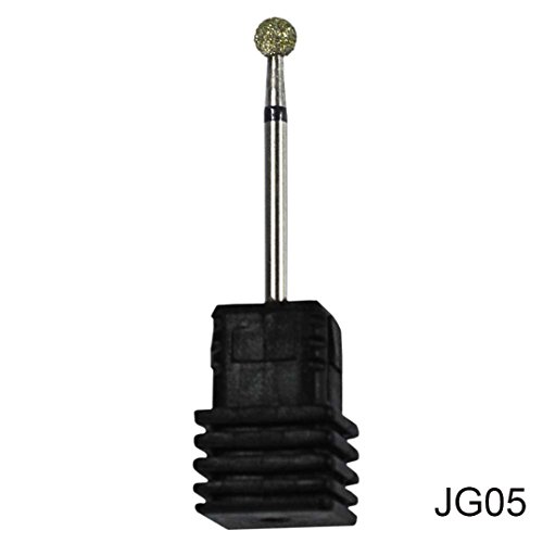1PCS Round Diamond 5 Type Nail Drill Bits Milling Cutter Manicure Pedicure For Electric Nail Clean Salon Accessory CHJG01-05 JG05