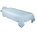 ForPro Premium Flannel 3-Piece Massage Sheet Set - Powder Blue - for Massage Tables - includes Massage Flat Sheet, Massage Fitted Sheet and Massage Fitted Face Cover