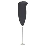 K-Home Electric Milk Frother - Handheld Battery Operated Electric Foam Maker For Coffee, Latte, Cappuccino, Hot Chocolate, With Stainless Steel Whisk by