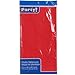 PACK OF 12 Disposable Plastic Tablecloths, 54 x 108 (RED) by Party!