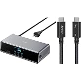 Anker Prime Docking Station (DL7400) &amp; Anker Prime Thunderbolt 5 Cable, 3.3 FT USB C to USB C Cable(Bundle)